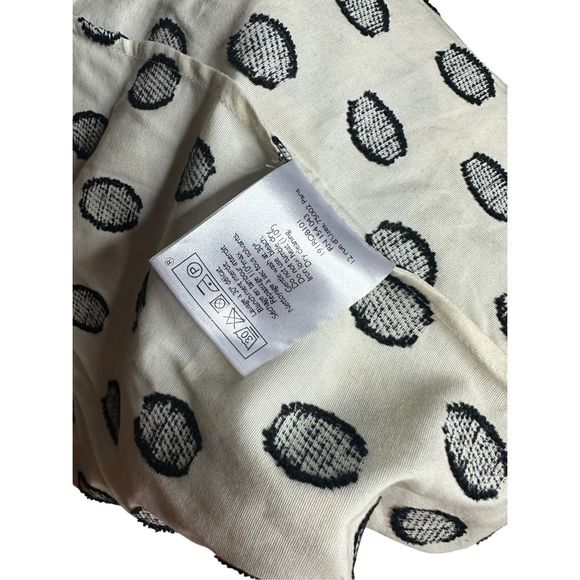 Sezane Robe‎ Marielle Black Dots Ecru Background Dress Size 34 US 2 Women’s - Picture 8 of 8